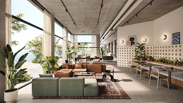 ENTA Mina's co-working area